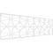 Ekena Millwork Set of Four Panels for 94 1/2"W x 28 1/4"H Haswell Fretwork Wainscot Wall Paneling WPKP14X01X47HWL - alternate 1